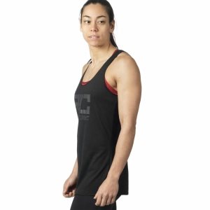 Reebok Combat Tri Blend Muskelshirt Damen - Schwarz - DE 236-YHM